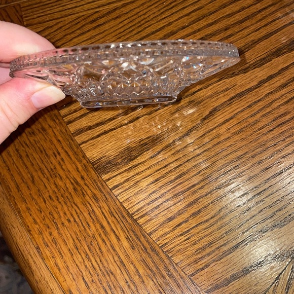 Vintage Bohemia Crystal Lead Crystal Over 24% PbO 2 Cups with 2 Saucers - Picture 9 of 15